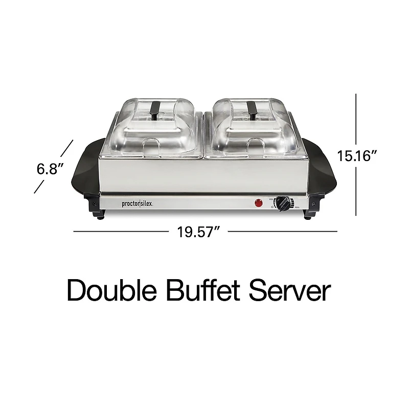 Proctor Silex Double Buffet Server