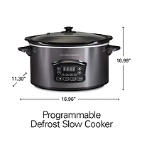 Hamilton Beach Programmable Defrost Slow Cooker
