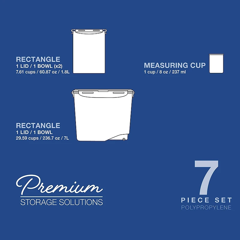 Lock & Lock 7-pc. Panrty Container Set