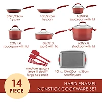 Rachael Ray 14-pc. Non-Stick Cookware Set