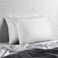Ella Jayne Signature Plush Firm Allergy-Resistant Down Alternative Gel Filled Side/Back Sleeper Pillow Set of 2