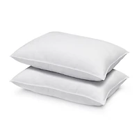 Ella Jayne Signature Plush Firm Allergy-Resistant Down Alternative Gel Filled Side/Back Sleeper Pillow Set of 2