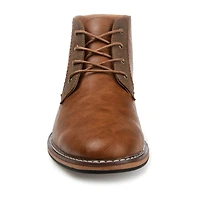 Vance Co Mens Franco Block Heel Chukka Boots