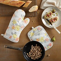 Martha Stewart Amber Floral 2-pc. Mitt + Pot Holder Set