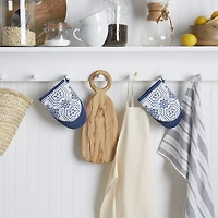 Martha Stewart Stripe Medallion Mini 2-pc. Oven Mitt Set