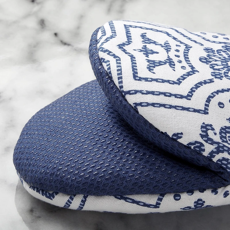 Martha Stewart Stripe Medallion Mini 2-pc. Oven Mitt Set