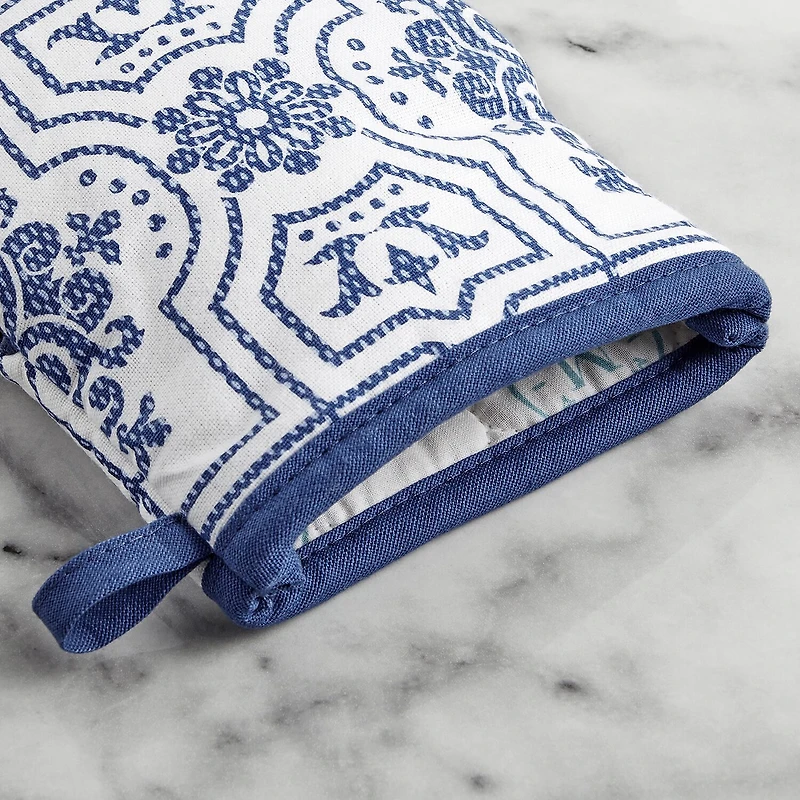 Martha Stewart Stripe Medallion Mini 2-pc. Oven Mitt Set