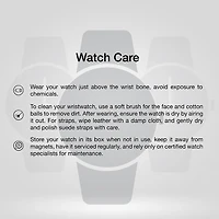 Womens Black Strap Watch Fmdjo159