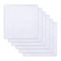 Dockers 6 Piece Set White Cotton Handkerchief