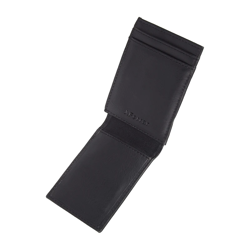 J. Ferrar Mens Magnetic Rfid Blocking Bifold Wallet