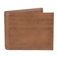 J. Ferrar Mens Extra Capacity Rfid Blocking Bifold Wallet
