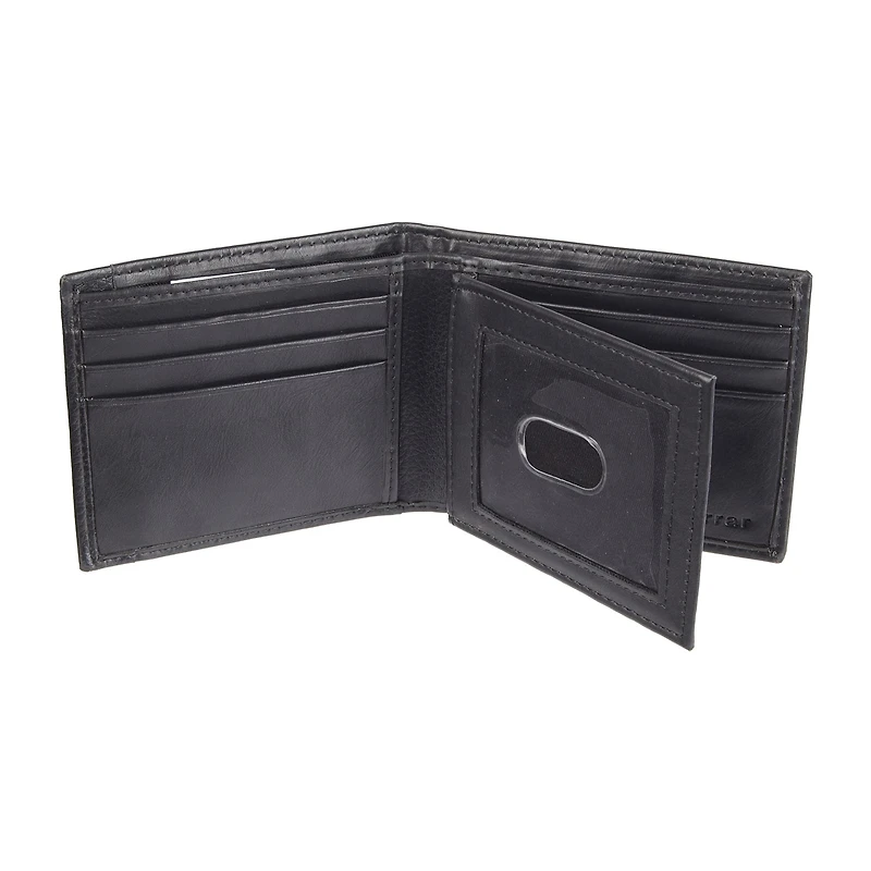 J. Ferrar Mens Extra Capacity Rfid Blocking Slim Fold Wallet