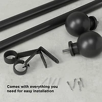 Umbra Bolas 1 Adjustable Curtain Rod