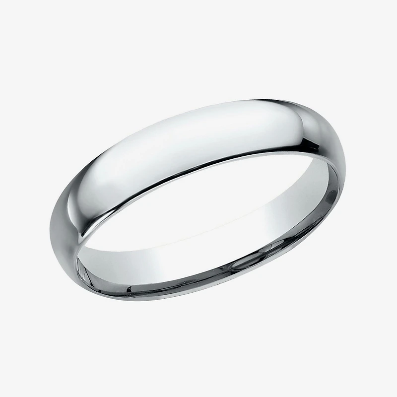 Womens 10K Yellow Gold 4MM Comfort-Fit Wedding Band