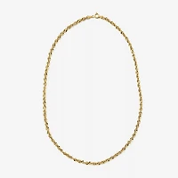 Made in Italy Unisex Adult 14K Gold 18 Inch Rope Chain Necklace