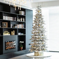 Glitzhome Ft Pre-Lit Fir Artificial Christmas Tree