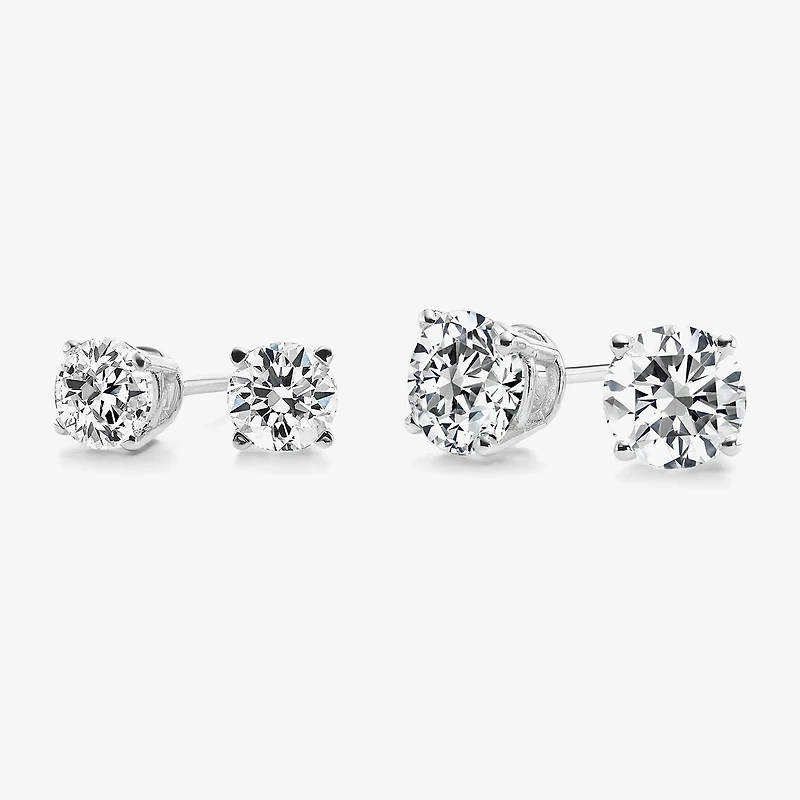 Ever Star 1/2 CT. T.W. Lab-Grown (G / SI1-SI2) Diamond 14K Gold Round Stud Earrings
