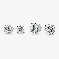 Ever Star 1/2 CT. T.W. Lab-Grown (G / SI1-SI2) Diamond 14K Gold Round Stud Earrings