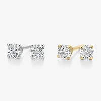 ( G/SI1-SI2 ) 1/4 CT. T.W. Lab-Grown Diamond 14K Gold Round Stud Earrings