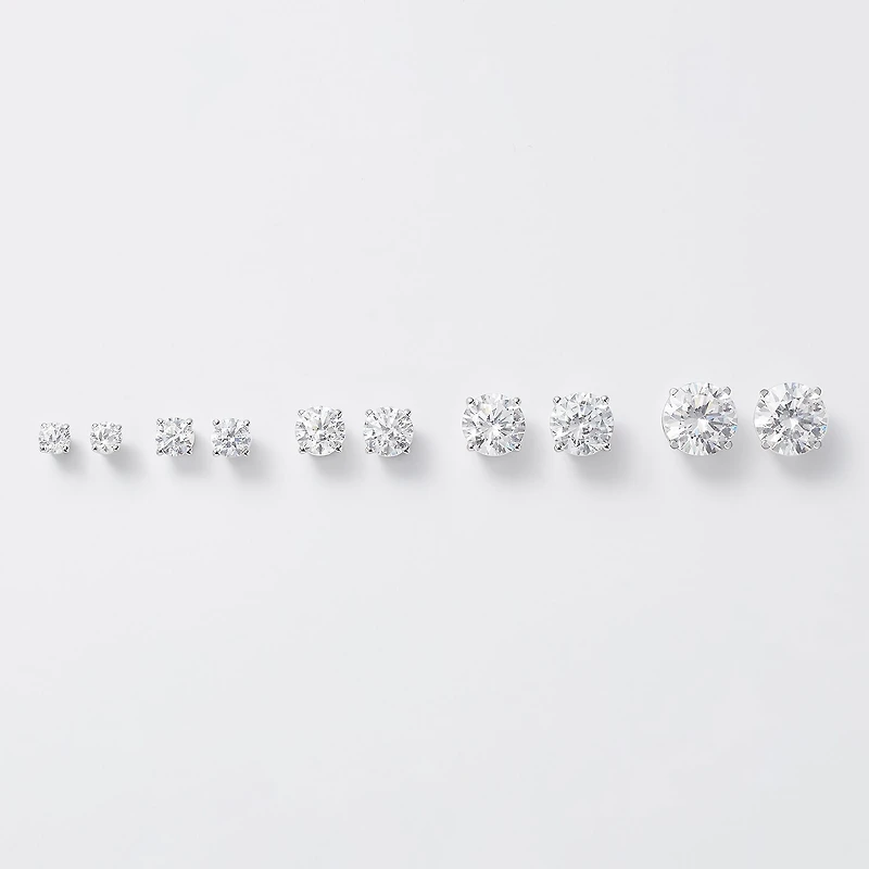 ( G/SI1-SI2 ) 1/4 CT. T.W. Lab-Grown Diamond 14K Gold Round Stud Earrings