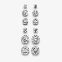 ( G/SI1-SI2 ) 3/8 CT. T.W. Lab-Grown Diamond 10K Gold Round Stud Earrings