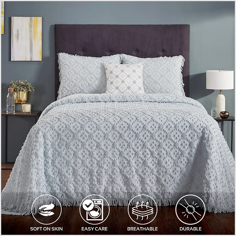 Better Trends Charleston 3-pc. Bedspread Set