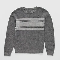 Thereabouts Little & Big Kid Boys Crew Neck Long Sleeve Pullover Sweater