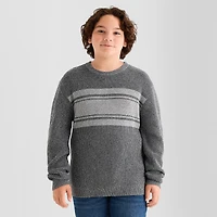 Thereabouts Little & Big Kid Boys Crew Neck Long Sleeve Pullover Sweater