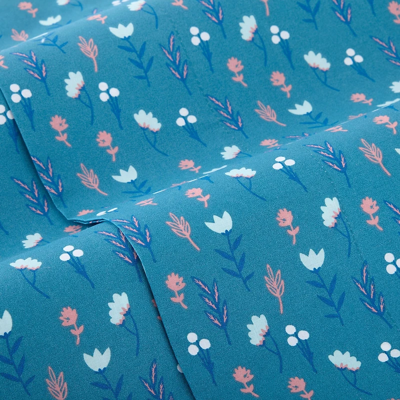 Home Expressions Cool and Crisp Cotton Percale Sheet Set