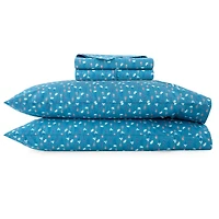 Home Expressions Cool and Crisp Cotton Percale Sheet Set