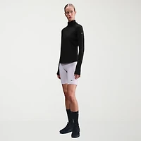 Nike Womens Mock Neck Long Sleeve Active Quarter-Zip Pullover