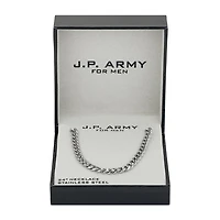 J.P. Army Men's Jewelry Stainless Steel 22 Inch Link Chain Necklace