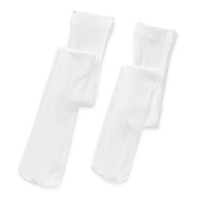 Candy Hearts Little & Big Kid Girls Multi-Pack 2-pc. Tights