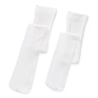 Candy Hearts Little & Big Kid Girls Multi-Pack 2-pc. Tights