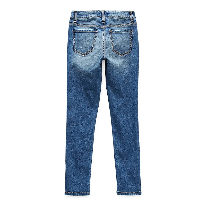 Thereabouts Superflex Little & Big Kid Girls Adjustable Waist Stretch Fabric Skinny Fit Denim Jean