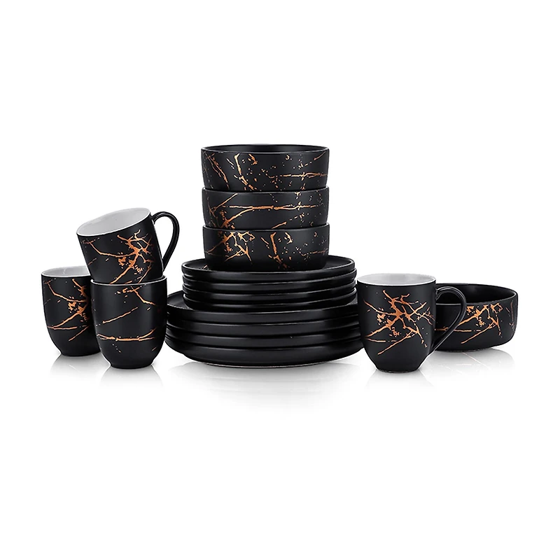 Stone + Lain Zora 16 Piece Dinnerware Set
