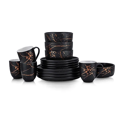 Stone + Lain Zora 16 Piece Dinnerware Set