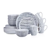 Stone + Lain Nova 16-pc. Stoneware Dinnerware Set
