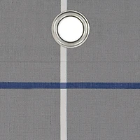 Under the Stars Kids Hayden Plaid Grommet Top Energy Saving 100% Blackout Single Curtain Panel