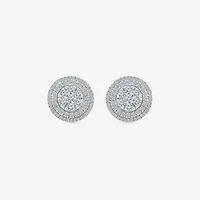 Diamond Blossom 1 CT. T.W. Natural White Diamond 10K Gold 12mm Stud Earrings