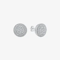 Diamond Blossom 1 CT. T.W. Natural White Diamond 10K Gold 12mm Stud Earrings