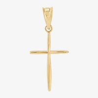 Womens 14K Gold Cross Pendant