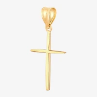 Womens 14K Gold Cross Pendant
