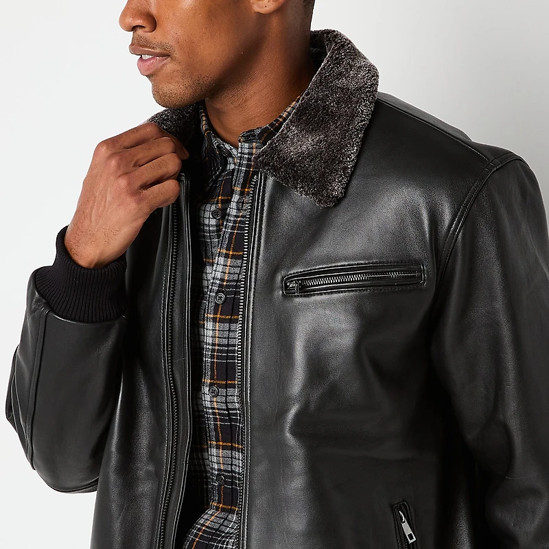 Victory Mens Leather Midweight Jacket