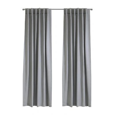 Habitat Mulberry Rod Pocket Back Tab Light-Filtering Single Curtain Panel