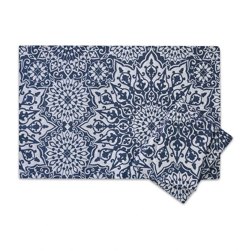 Sweet Home Collection™ Oasis Printed Sheet Set, Double Brushed Microfiber