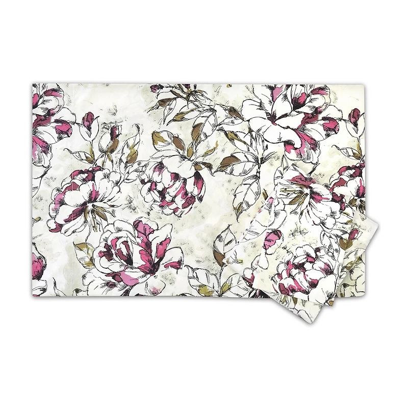 Sweet Home Collection™ Dolce Printed Sheet Set, Double Brushed Microfiber