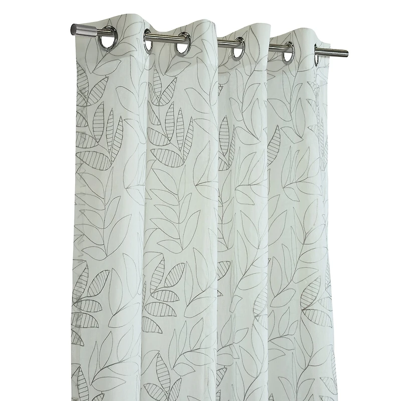 Habitat Valentina Grommet Top Sheer Single Curtain Panel