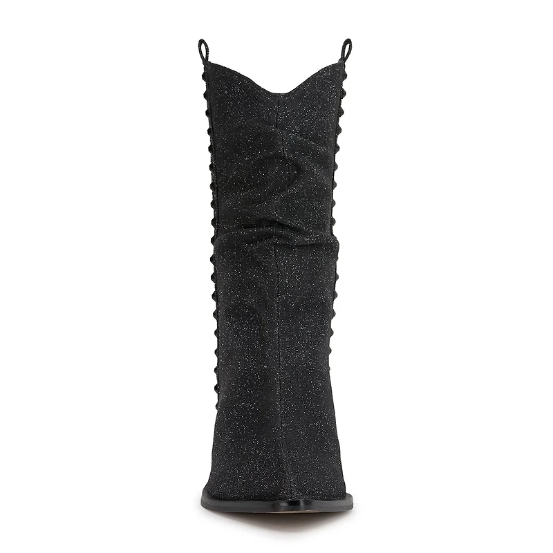 JS Jessica Simpson Womens Zolini Stacked Heel Cowboy Boots
