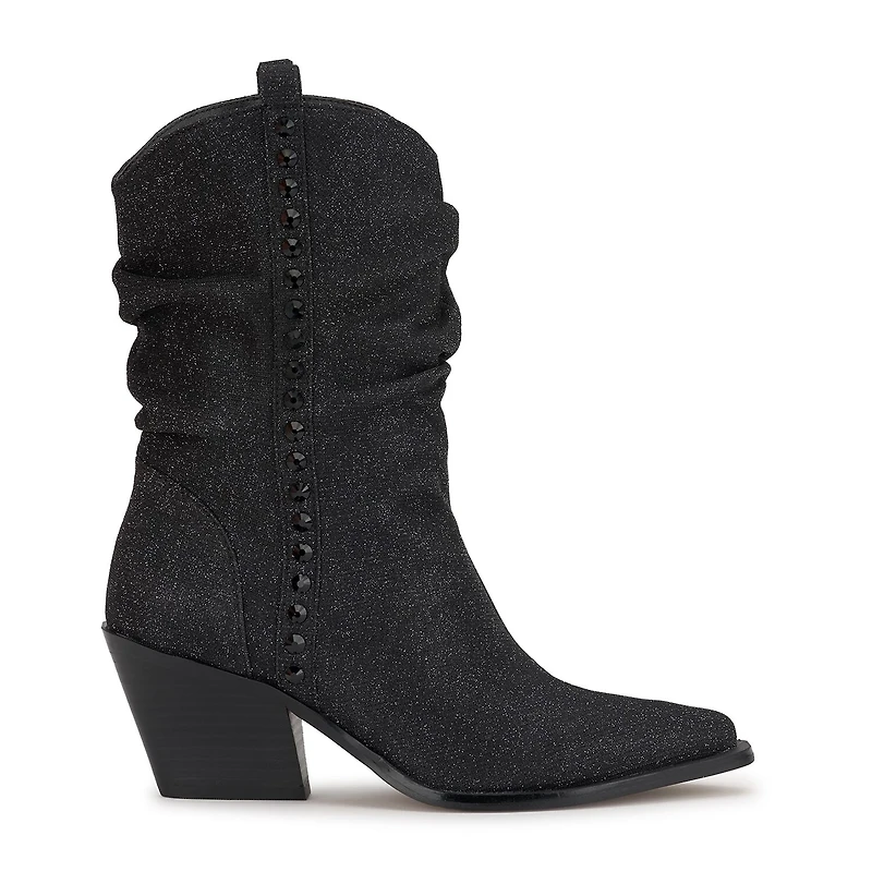 JS Jessica Simpson Womens Zolini Stacked Heel Cowboy Boots